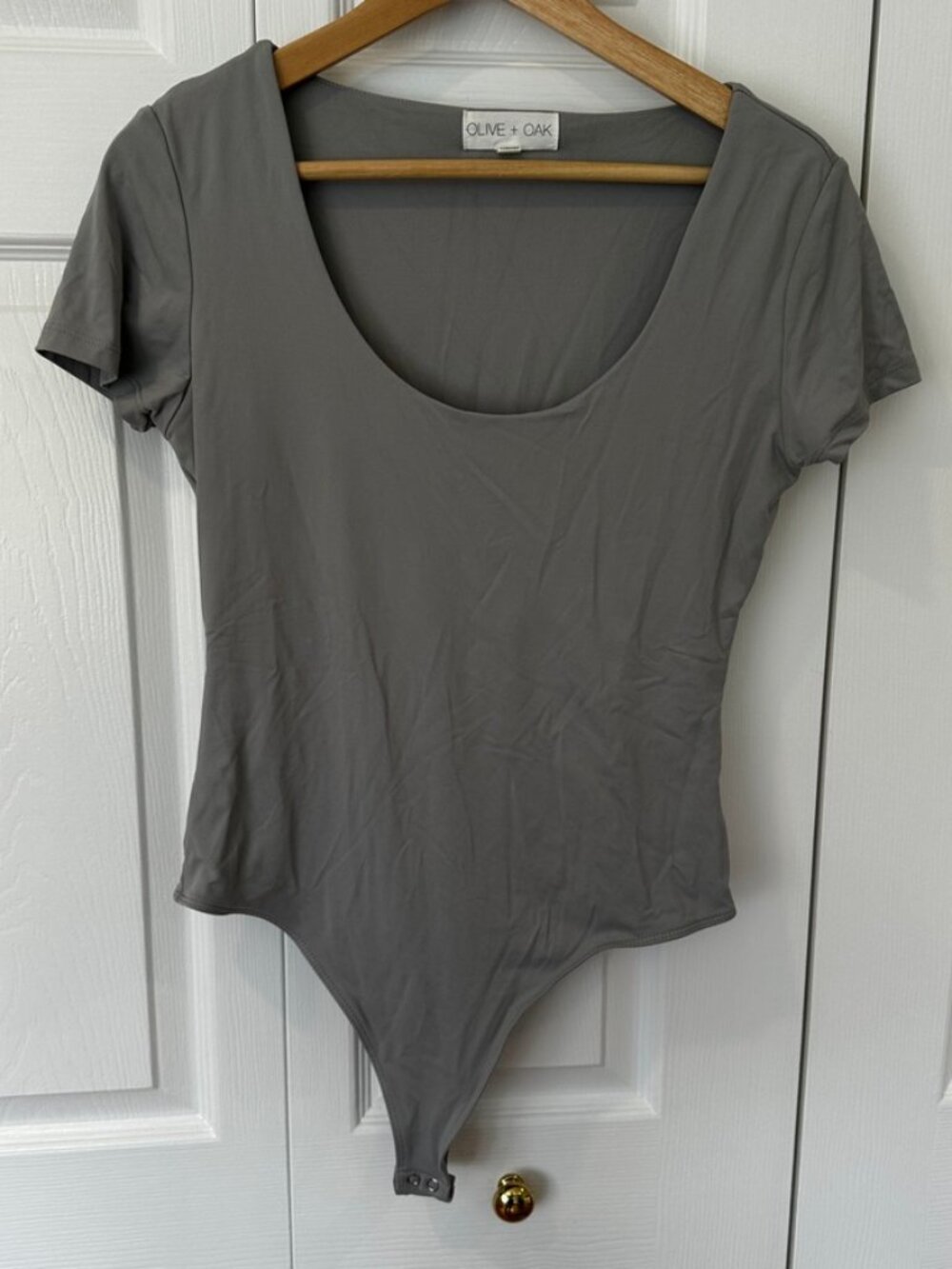 Women's Olive and Oak grey body suit